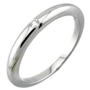 BVLGARI Ring US 5 1/8 EU50 Pt950Platinum diamond fedi wedding used - Picture 1 of 8
