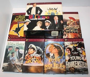 MEL Brooks Comedy Classics VHS Box Set 6 Videos Young Frankenstein Vintage RARE - Picture 1 of 9