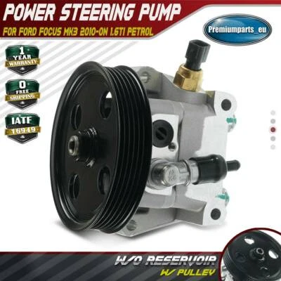 Power Steering Pump For Ford Focus MK3 2010-On 1.6Ti Petrol BV613A696AB 1742491 - Image 1 of 4