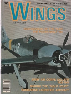 WINGS MAGAZINE FEB. 1984-ARMY AIR CORPS GALLERY 1938-41 - Picture 1 of 2