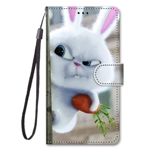 Carrot Rabbit Wallet Phone Case For Google Pixel Huawei Honor Magic Sony Nokia - Picture 1 of 14