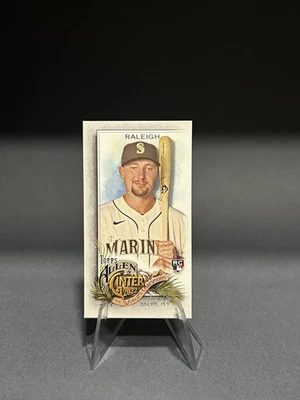 2022 Topps Allen & Ginter Baseball # 178 Cal Raleigh Rookie RC Mini Mariners - Image 1 of 2