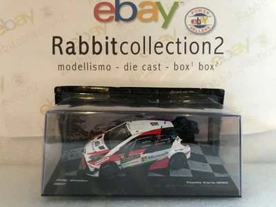 DIE CAST 1/43 " TOYOTA YARIS WRC RALLY SWEDEN - 2017 J. M. LATVALA " - Immagine 1 di 2