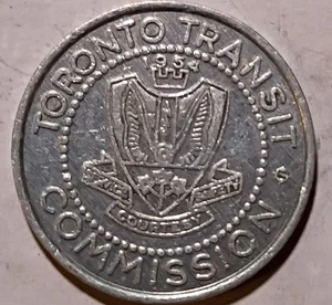 Toronto, Ontario, Canada - Toronto Transit Commission Transit Token ON 900 G - Picture 1 of 2