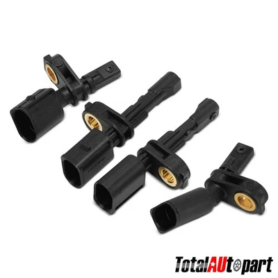 4 piezas sensores de velocidad de rueda ABS para Volkswagen Golf GTI e-Golf Audi A3 delanteros y traseros Foto 1 de 4