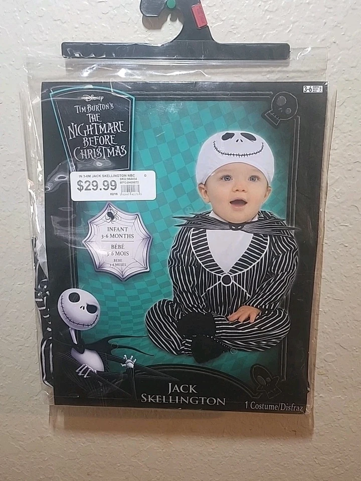 Disney Tim Burton's The Nightmare Before Christmas Infant Halloween Costume