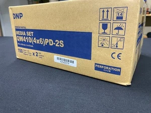 DNP QW410 4 x 6" (Two 2x6s on a 4 x 6") PD-2S Centre Perforated Media Kit - Photo 1/2