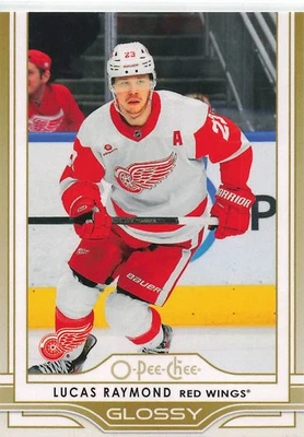 2025-26 Upper Deck Series 1  OPC GOLD GLOSSY  Lucas Raymond - Image 1 of 2