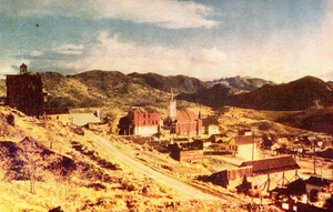 Virginia City Nevada Aerial View Vintage Standard Postcard Unposted - Picture 1 of 2