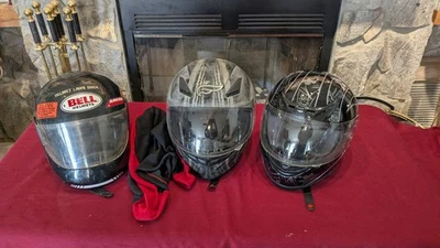 Motorcycle helmets Lot Of 3  - Image 1 of 4