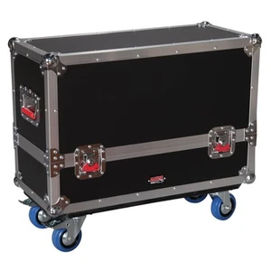 G-TOUR SPKR-2K12 ATA Wood Transporter Case for Two QSC K12 Speakers - Picture 1 of 5