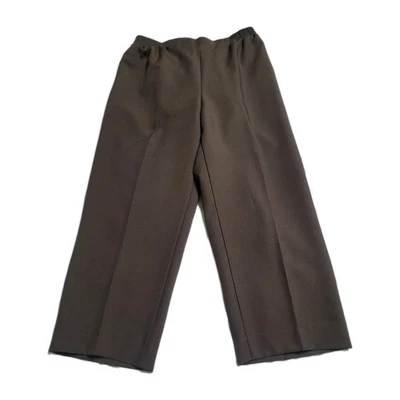 Pantalones MONTEREY CANYON Talla 14 Poliéster Marrón PULL ON Retro Confort  Foto 1 de 4