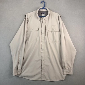 Patagonia Shirt Mens 2XL Beige Long Sleeve Vented Fishing Travel 54257 SP13 - Picture 1 of 10