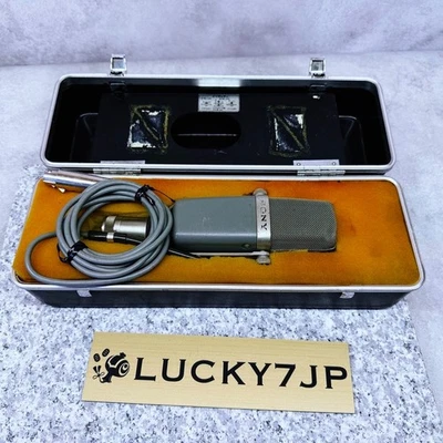 Sony C-38B Vintage Condenser Microphone w/ Case & Cable Tested Japan - Image 1 of 4