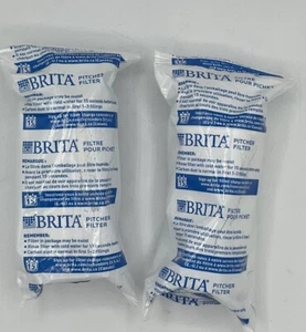 Lot Of 2 BRITA Pitcher Filter Replacement Water Filter Cartridge Model #OBO3 NEW - Picture 1 of 5