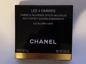 CHANEL LES 4 OMBRES 322 BLURRY GREY MULTI-EFFECT QUADRA EYESHADOW NEW 2025 - Picture 1 of 4
