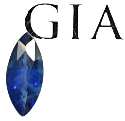 G I A Certified 1.83 ct. Natural  Blue Sapphire Loose  Marquise - Image 1 of 4