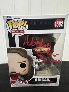 Alisha Weir Signed ABIGAIL Funko Beckett Red Autograph - Picture 1 of 3
