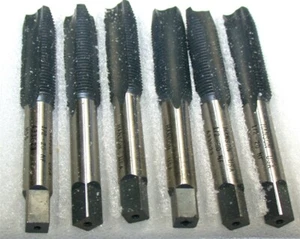 Menge 6 Hanson 433023 1/2"-20 NF 3 Flöte Spiral Pt Gewindebohrer - Bild 1 von 2