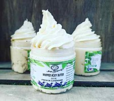 Handmade Whipped Lavender Body Butter 200ML Natural with Shea & Cocoa butter