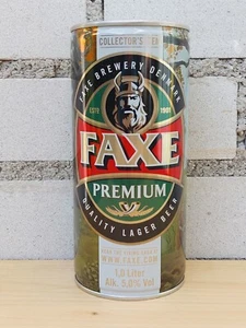 Faxe Premium 1,0l Bierdose leer Viking Saga Wikinger Collector's Item 1 Sammler - Bild 1 von 4