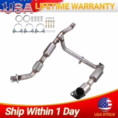 NEW！! Catalytic Converter Set Fits For 1998-2000 Ford F-150 F150 5.4L 4WD ONLY - Image 1 of 4