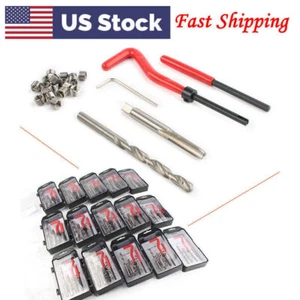 15pc M12 x 1.25 Metric Thread Repair Install Tool Insert Kit M12 Helicoil Coil - Picture 1 of 7