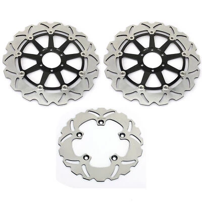 Front Rear Brake Rotors For Aprilia RSV R 1000 00-08 09 SL 1000 FALCO 00-04 - Image 1 of 4