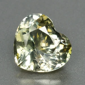 2.46 Ct IF Genuine Perfect Heart Cut 8.8 x 8 MM 100% Natural Green Tanzanite - Picture 1 of 5