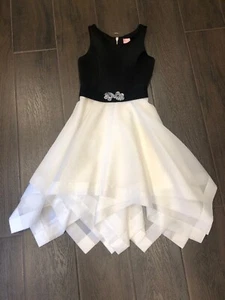 ZOE LTD Girls Formal Dress Crystal Belt Sz 16 - Picture 1 of 6
