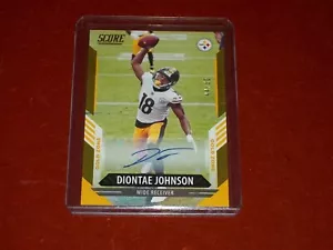 Score 2021 Gold Zone Auto 44/50 Diontae Johnson - Foto 1 di 1