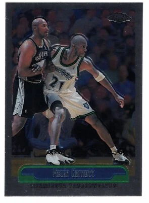 1999-00 TOPPS CHROME KEVIN GARNETT CARD #210 **NM-MT** MINNESOTA TIMBERWOLVES - Image 1 of 2