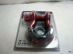 Body Armor 4X4 3/4 Anillo en D Rojo con Aisladores (Individual) - Imagen 1 de 9
