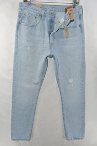 Neu Levi's 501 S Skinny High Rise Distressed hellblaue Damenjeans Größe 30 x 28 - Bild 1 von 10