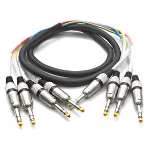 Audio TRS 1/4" Pro Fantail Snake Cable - 4, 8, 12, 16, 24 Channel - 5' to 25'