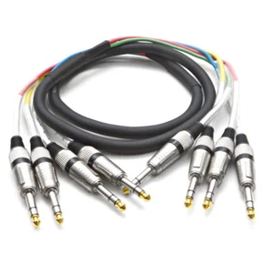 Audio TRS 1/4" Pro Fantail Snake Cable - 4, 8, 12, 16, 24 Channel - 5' to 25' - Picture 1 of 1