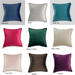 VELVET European Pillowcase Square Cushion Cover Premium Quality