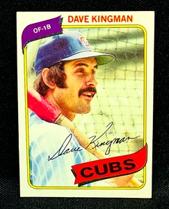 1980 Topps Baseball - DAVE KINGMAN #240 - CHICAGO CUBS - Bild 1 von 2