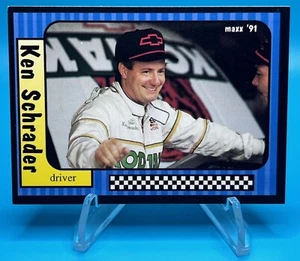 KEN SCHRADER 1991 MAXX RACING #25 - NASCAR Ex-Mt - FREE SHIPPING - Picture 1 of 2