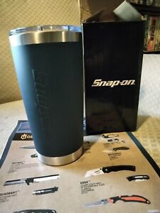 BRAND NEW Snap On Tools Drink Cup Tumbler Travel Mug Coffee Hot/Cold Navy Blue