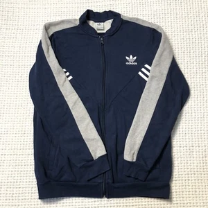 Adidas Boys Youth XL 18/20 Blue White Full Zip Track Jacket Athletic Sports - Picture 1 of 11