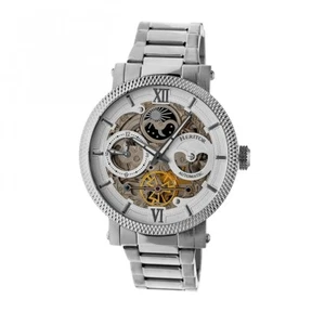 Orologio Bracciale Heritor Automatico Ariete Uomo Quadrante Scheletro Argento HR4401 - Foto 1 di 3