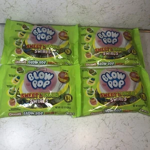4 PACK * Charms BLOW POP SWEET N SOUR SWIRLS 4.55oz • HARD TO FIND • Gluten Free - Picture 1 of 9