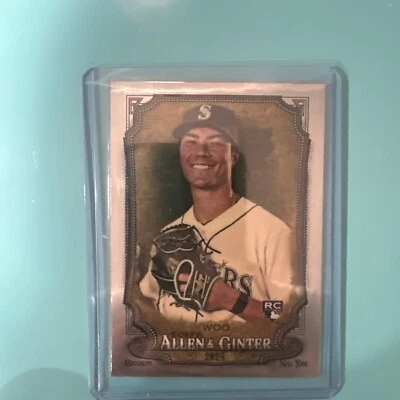 Bryan Woo 2024 Topps Allen & Ginter Chrome Refractor #78 Rookie - Image 1 of 4