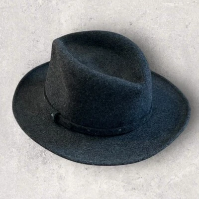 Roberto Collection By Broner Men's Wool Fedora Hat Made In USA - Image 1 of 4