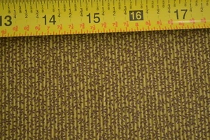 By 1/2 Yd, Tiny Brown & Green Print Cotton, Andover/Complements/Morton, B145 - Picture 1 of 6