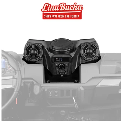 3-Speaker Audio Radio Kit W/5.25" Woofer for Polaris Ranger 1000/ XP 1000 Crew - Image 1 of 4