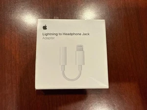 🔥BRAND NEW!! Apple MMX62AM/A 3.5mm Audio Adapter Lightning To Headphone Jack❤️ - Zdjęcie 1 z 6