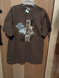Harley Davidson T-SHIRT Prescot Arizona braun, Größe M - Bild 1 von 16