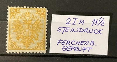 Austria/Bosnia - 1890 - Michel 2 I M Ferchenbauer grabado - Sin usar - Imagen 1 de 2